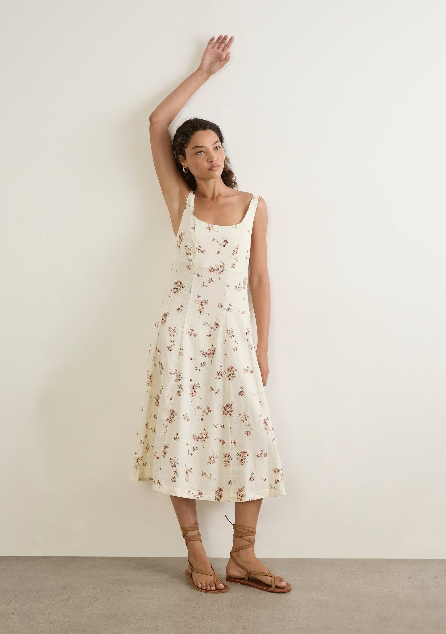 Auguste The Label Loren Midi Dress (Print)