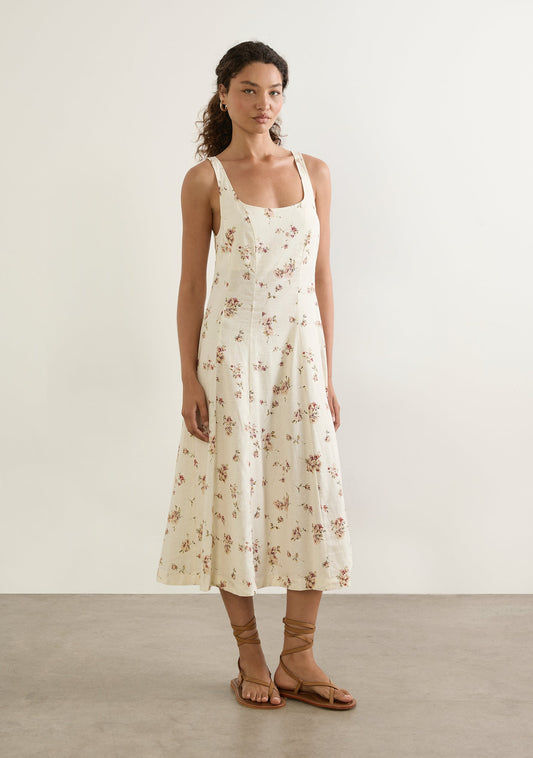 Auguste The Label Loren Midi Dress (Print)