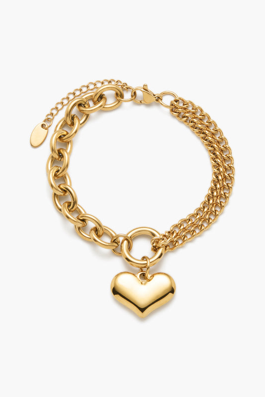 Image of Bracelets. Product name - Yuna Bracelet in Gold in colour by brand - Reliquia Jewellery