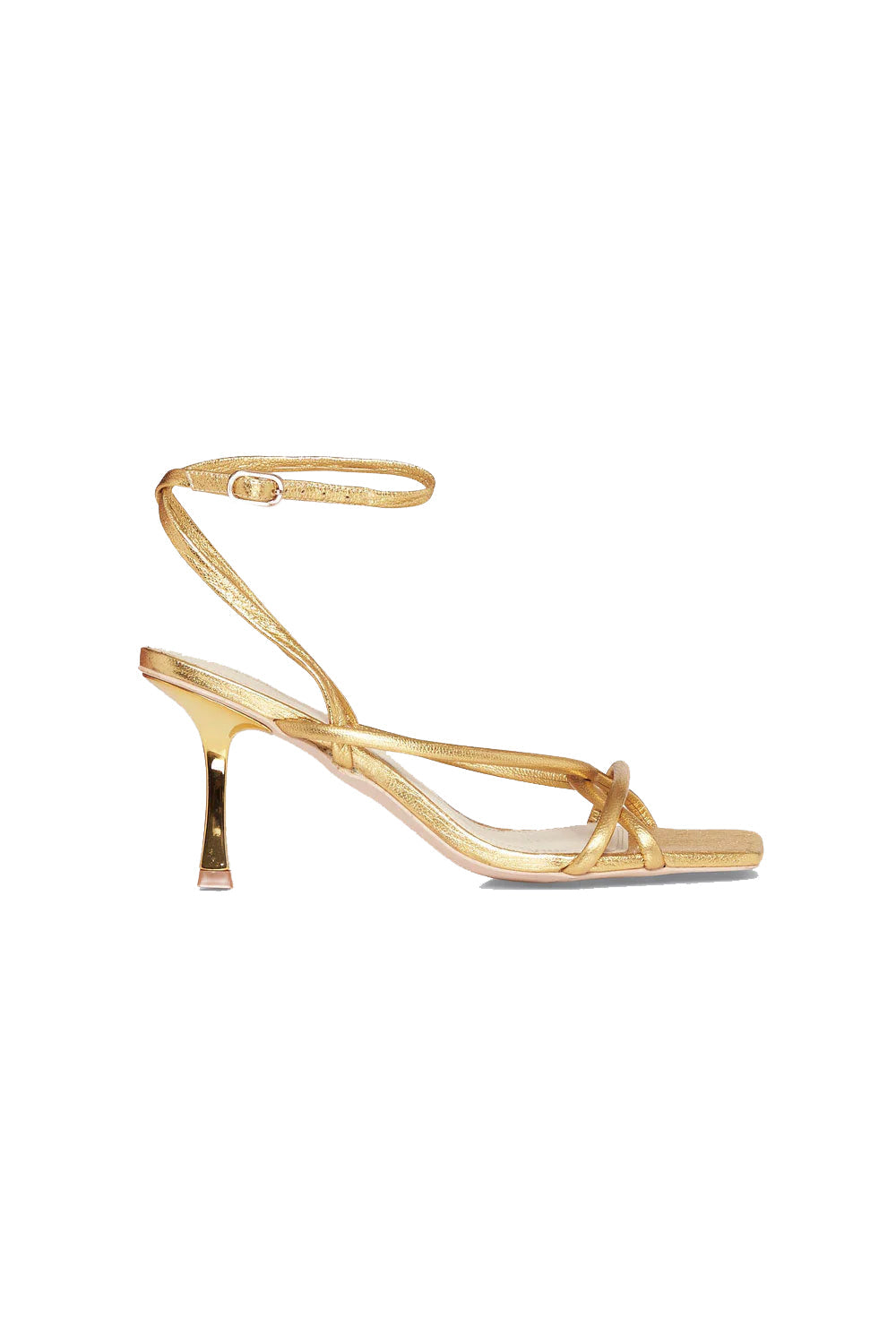Image of Heels. Productname: On A Mission Heel in GOLD colour by brand - Manning Cartell