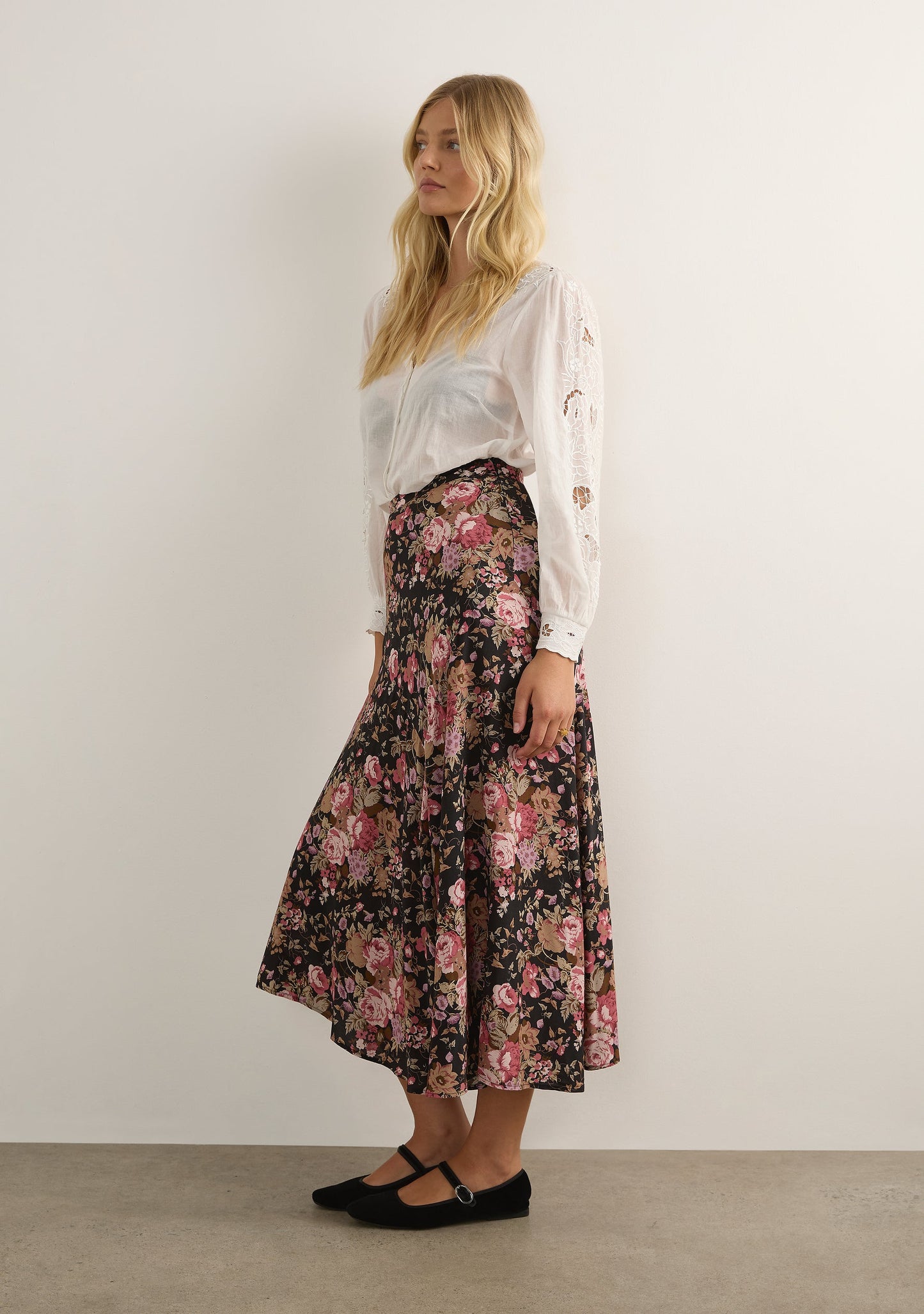 Auguste The Label Dion Maxi Skirt (Black)