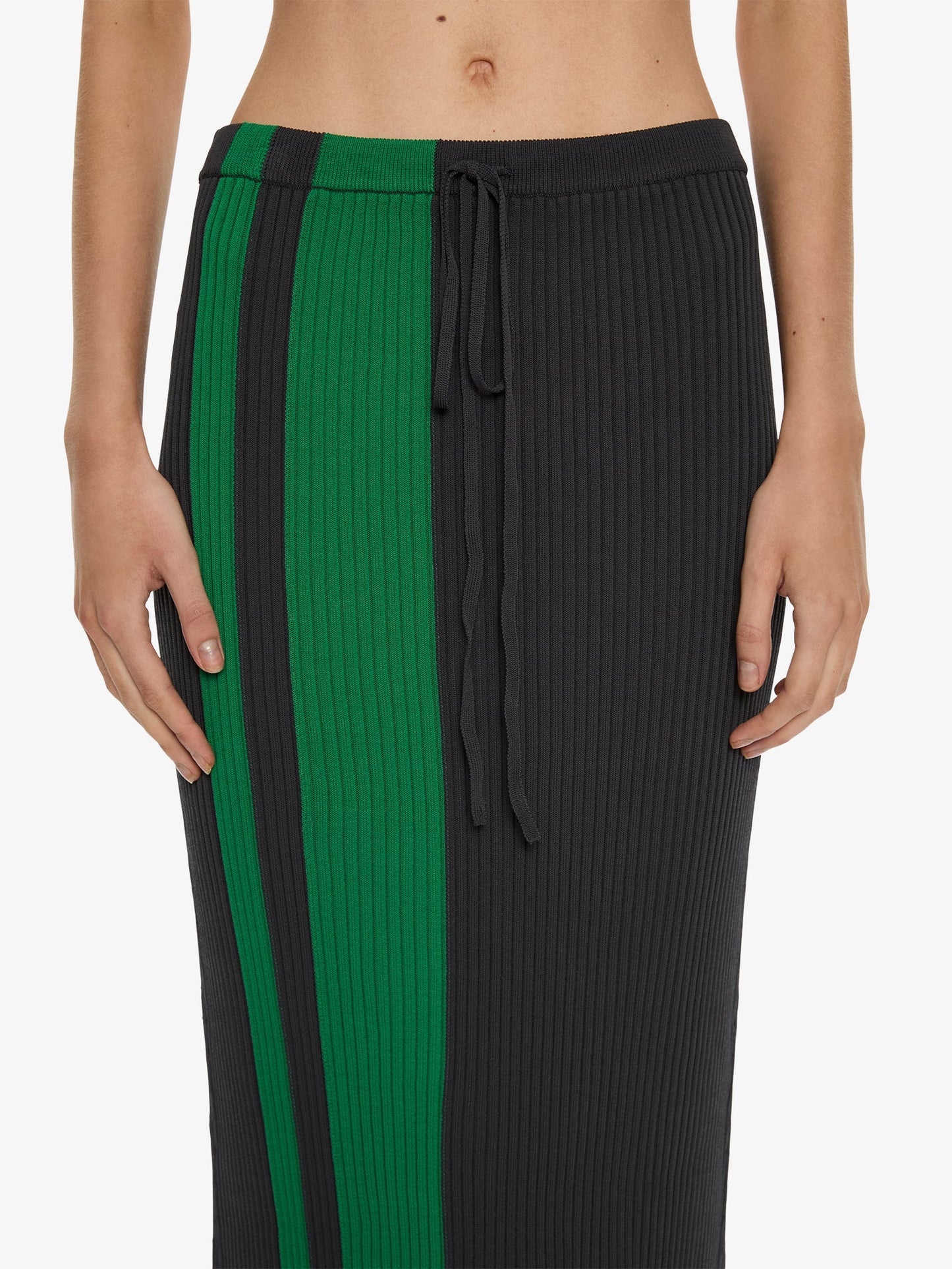 CHRISTOPHER ESBER Mach Stripe Tie Skirt (Black)
