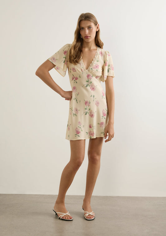 Image of Dresses. Productname: Auguste The Label Sadie Mini Dress in Floral print colour by brand - Auguste The Label