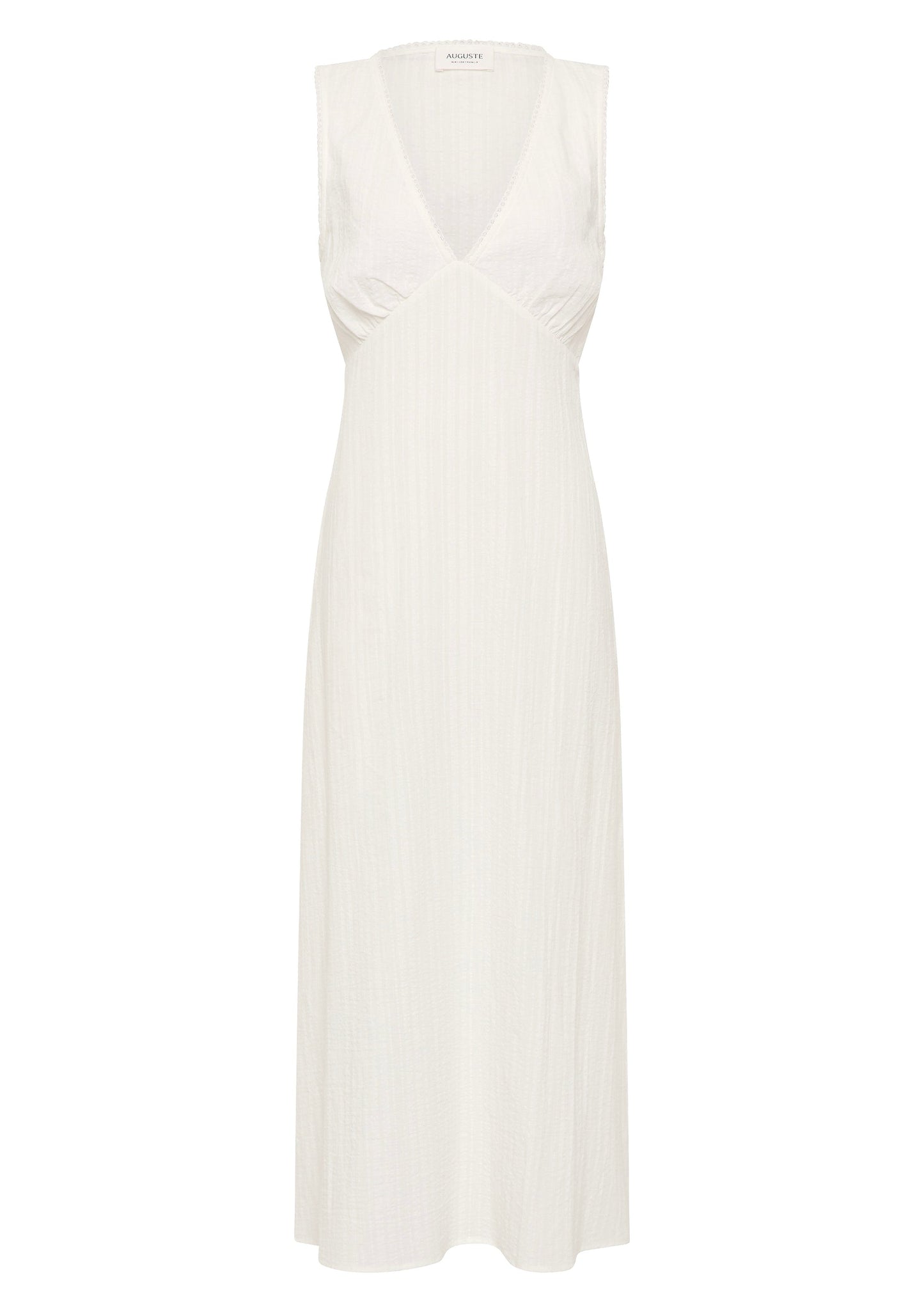 Auguste The Label River Midi Dress (White)