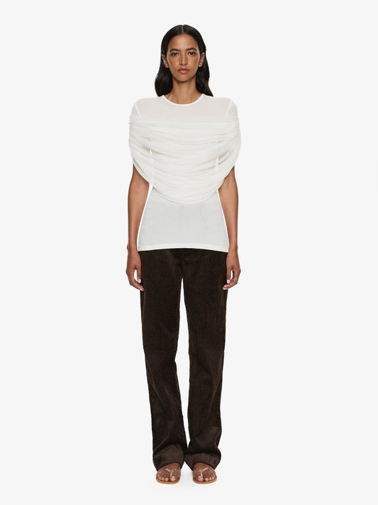 Christopher Esber Sonora Veiled Tee (White)
