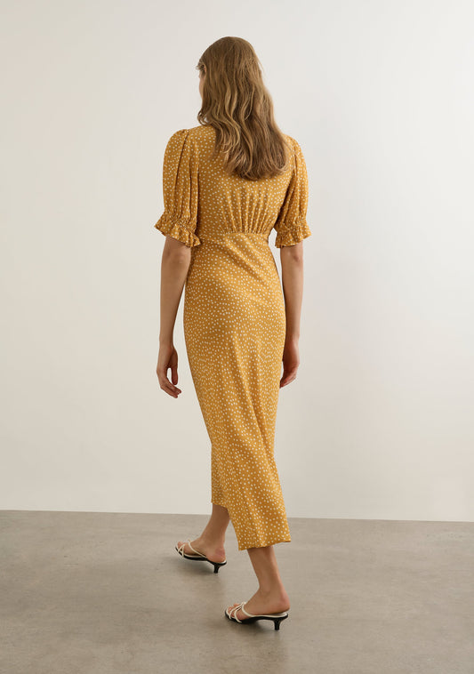 Auguste The Label Myles Midi Dress (Yellow/Orange)