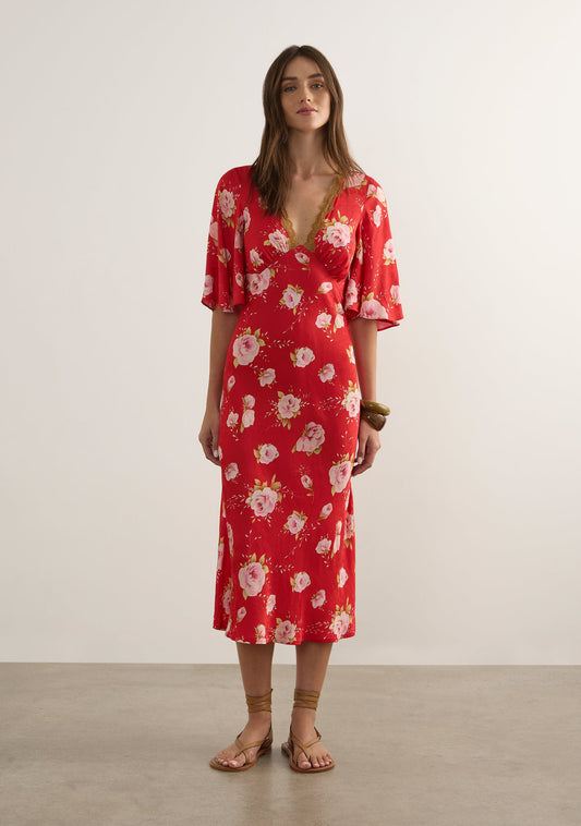 Image of Dresses. Productname: Auguste The Label Malia Midi Dress in Print colour by brand - Auguste The Label