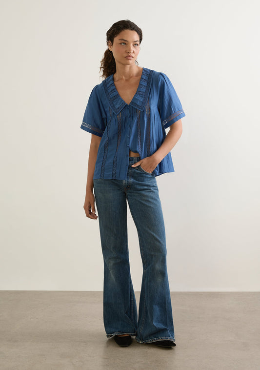 Auguste The Label Ophelia Blouse (Blue)