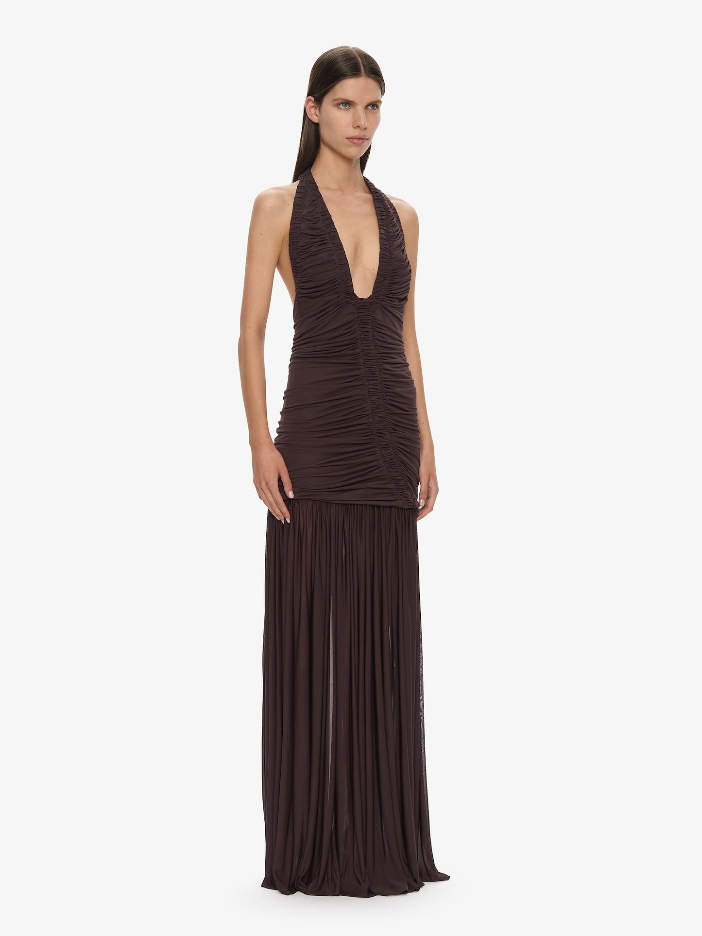 CHRISTOPHER ESBER Orion Gown (Malbec)
