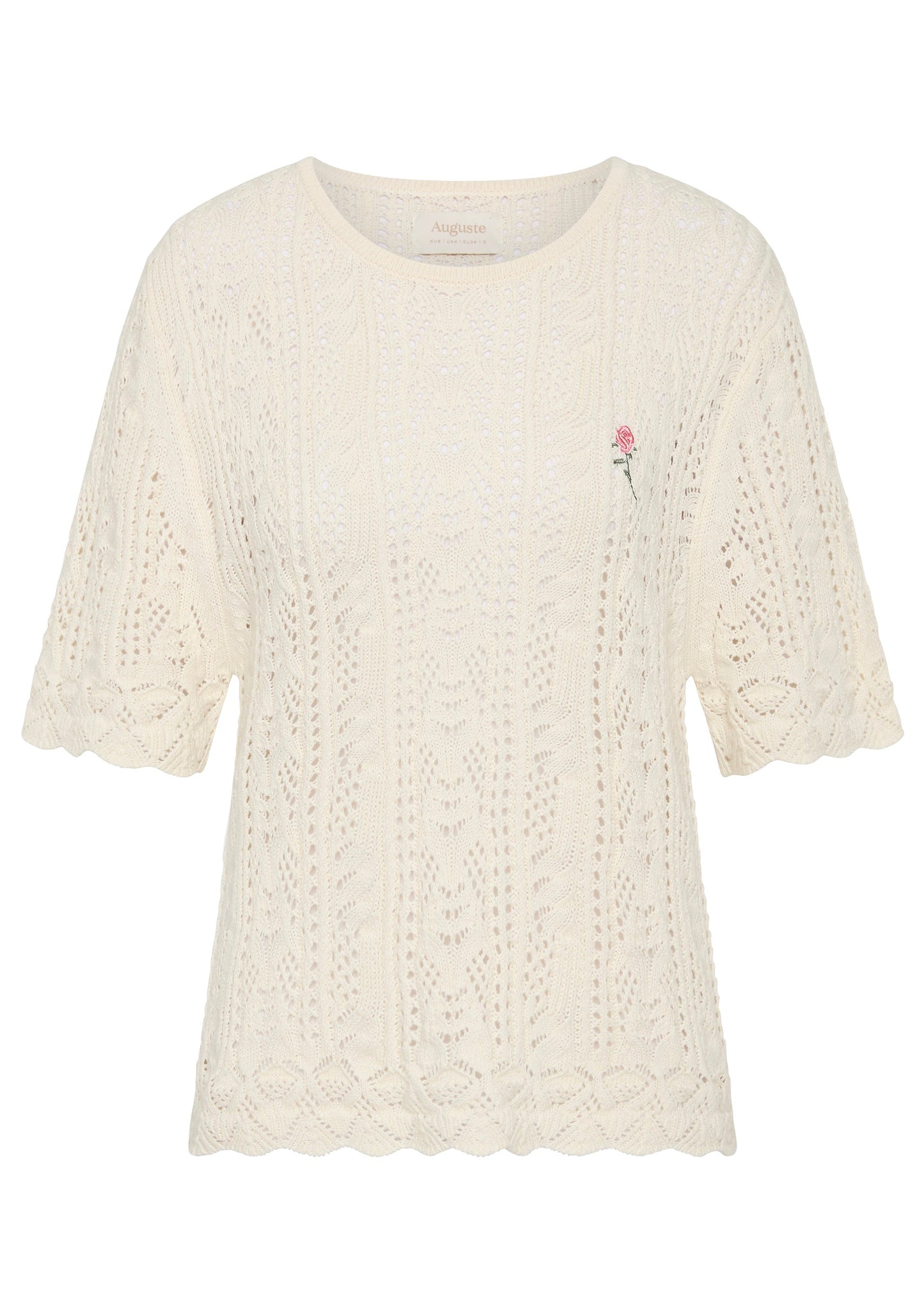 Auguste The Label Callen Knit Tee (White)