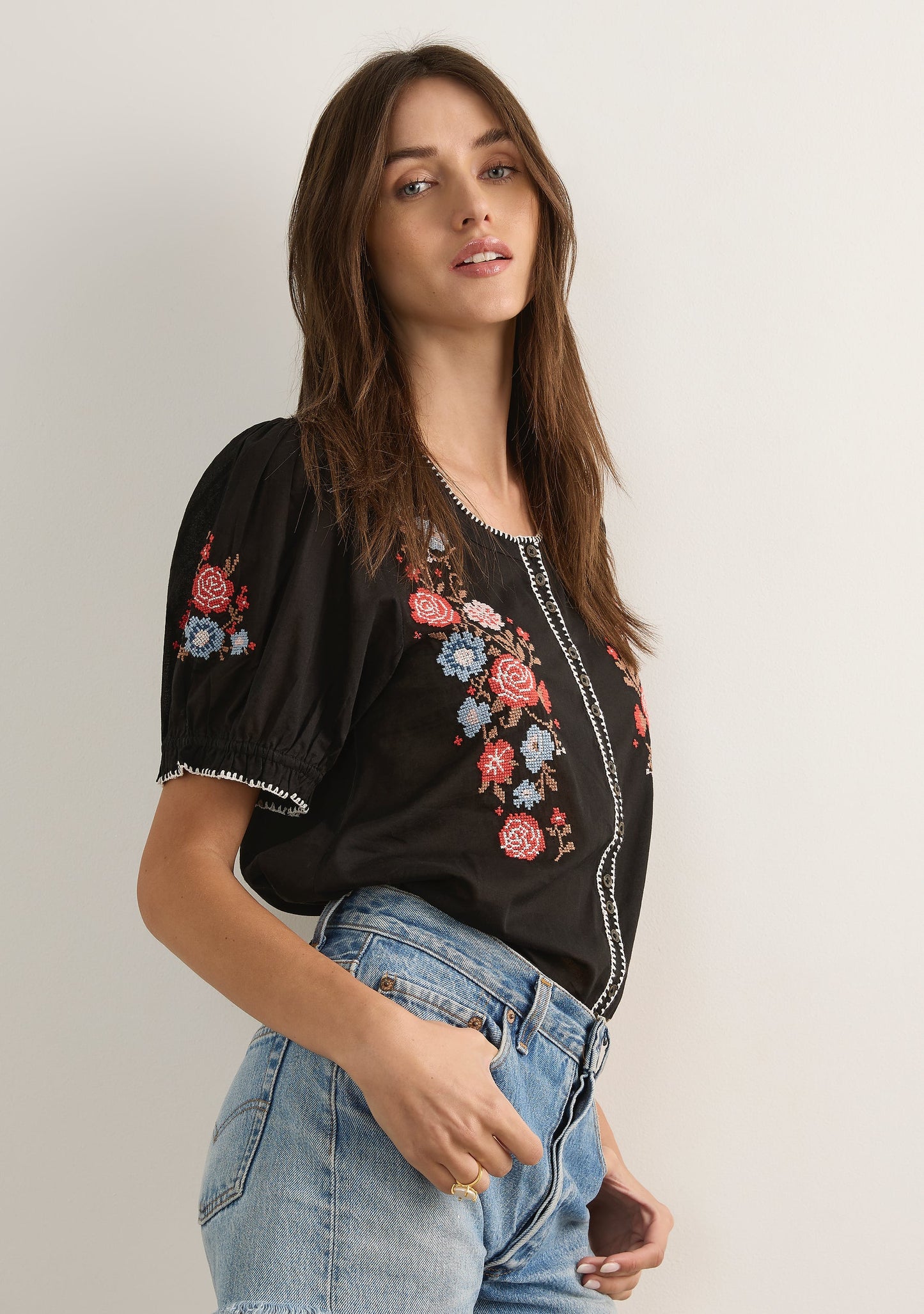 Auguste The Label Adelle Blouse (Print)