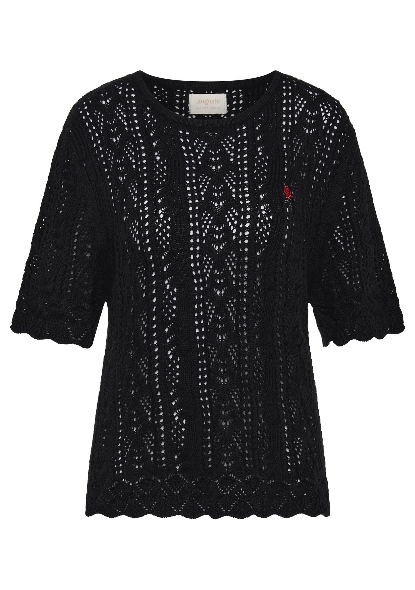 Auguste The Label Callen Knit Tee (Black)