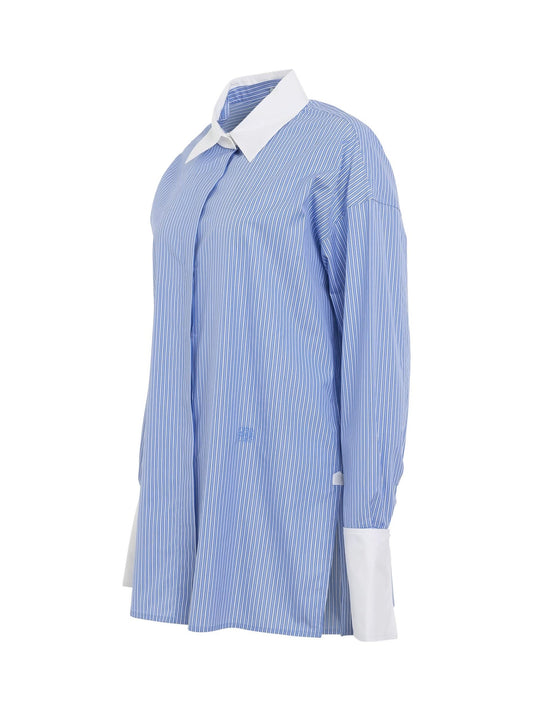 LOEWE Stripe Long Shirt (Blue White)