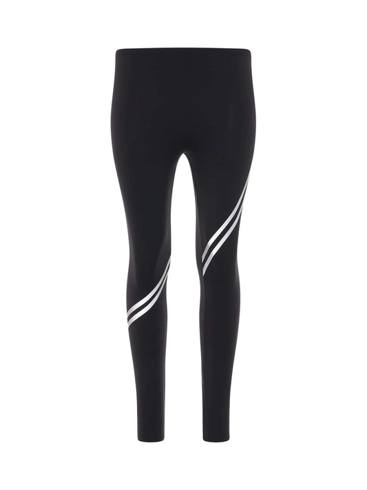 Image of a model wearing Pants. Productname: LOEWE Logo Polyamide Leggings in Black colour by brand - LOEWE