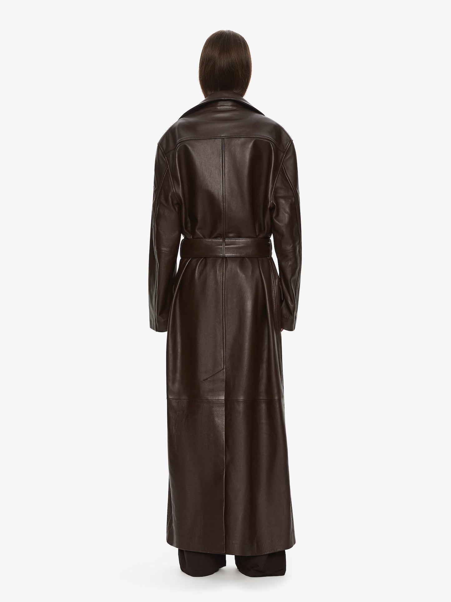 CHRISTOPHER ESBER Calais Leather Trench (Espresso)