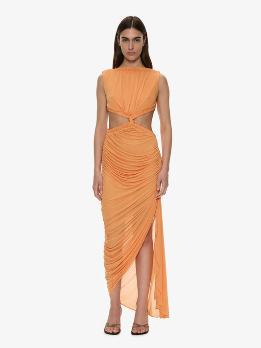 Image of Dresses. Product name - Theia Separation Dress in Nectar colour by brand - CHRISTOPHER ESBER