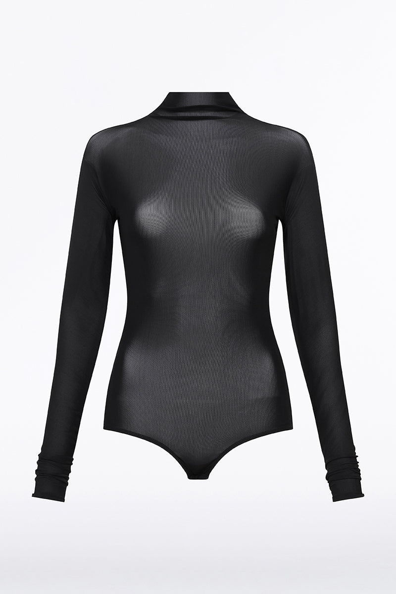 Carla Zampatti Pura Mesh Bodysuit (Black)