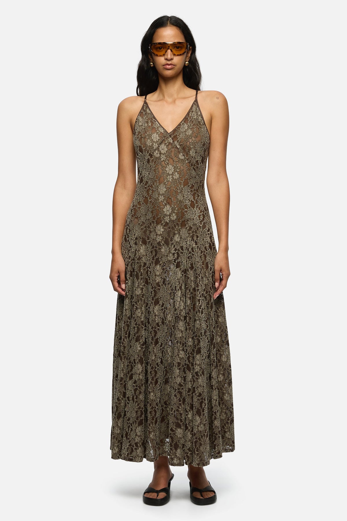 Image of Dresses. Product name - Tia Dress Slate in Slate colour by brand - Blanca Studio