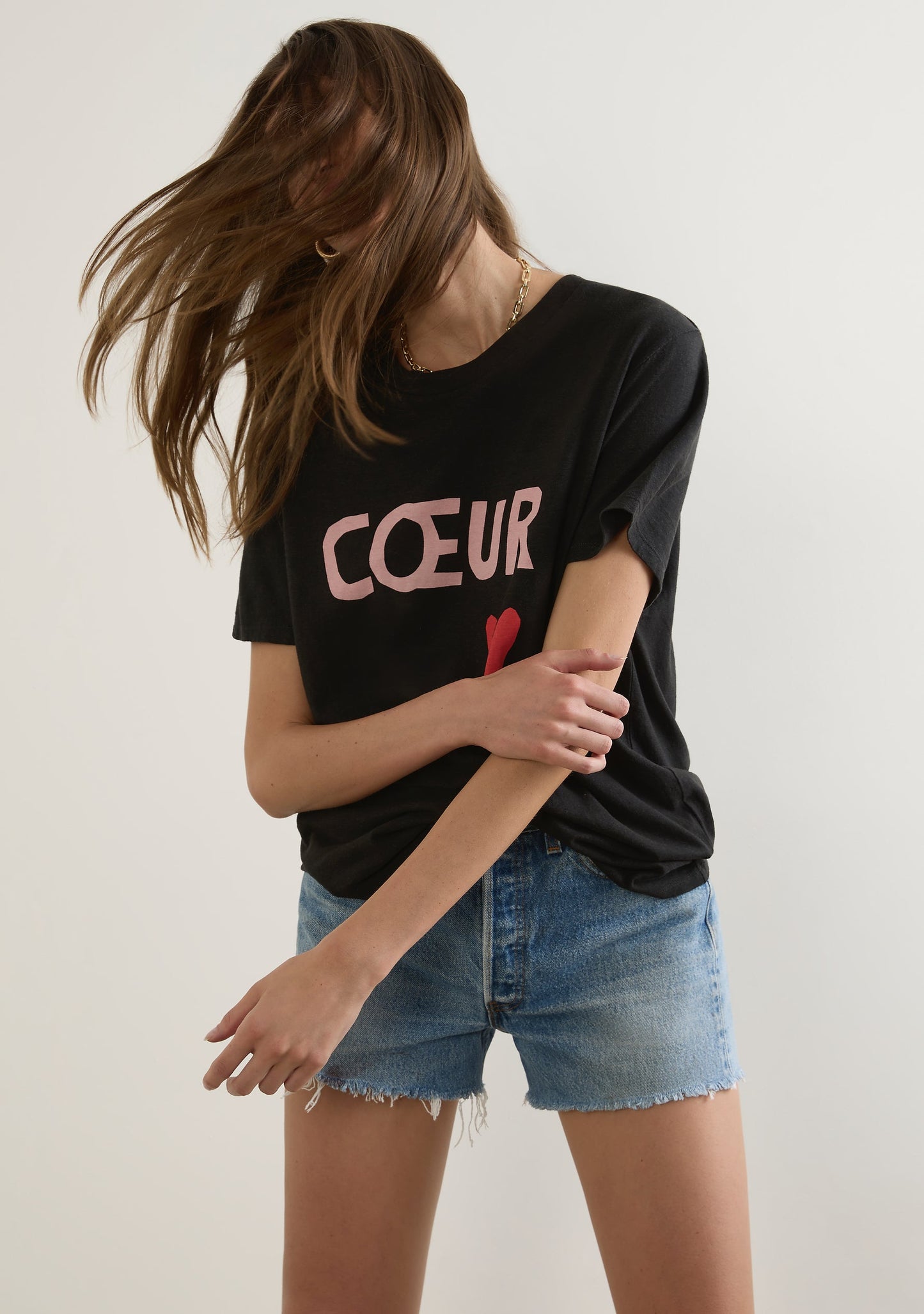 Auguste The Label Heart Classic Tee (Black)