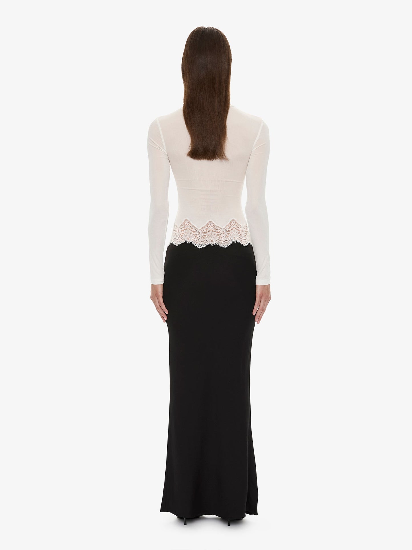 CHRISTOPHER ESBER Open Twist Verner Lace Dress (Black)