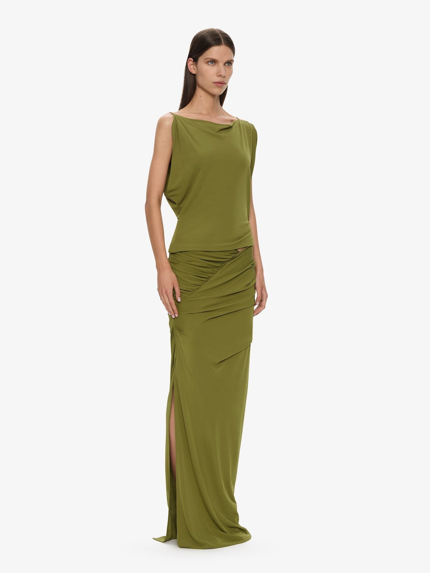 CHRISTOPHER ESBER Christo Jersey Skirt (Lizard)