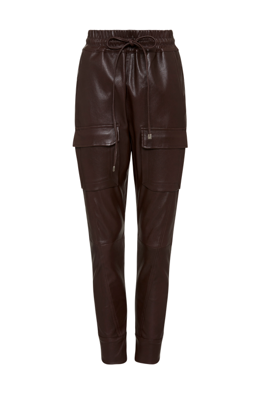 Open Season Stretch Leather Pant (Espresso)