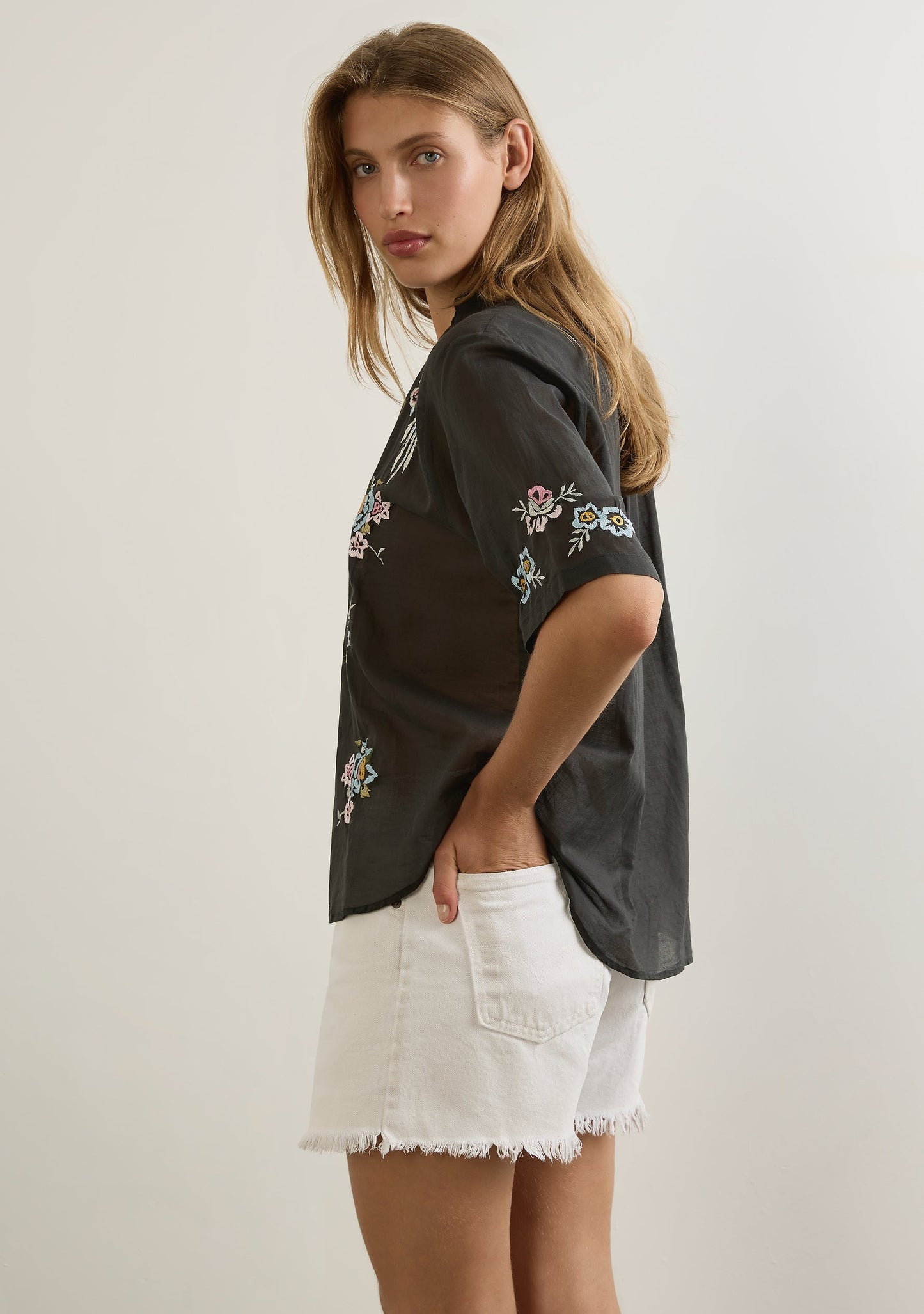 Auguste The Label Viola Blouse (Black)