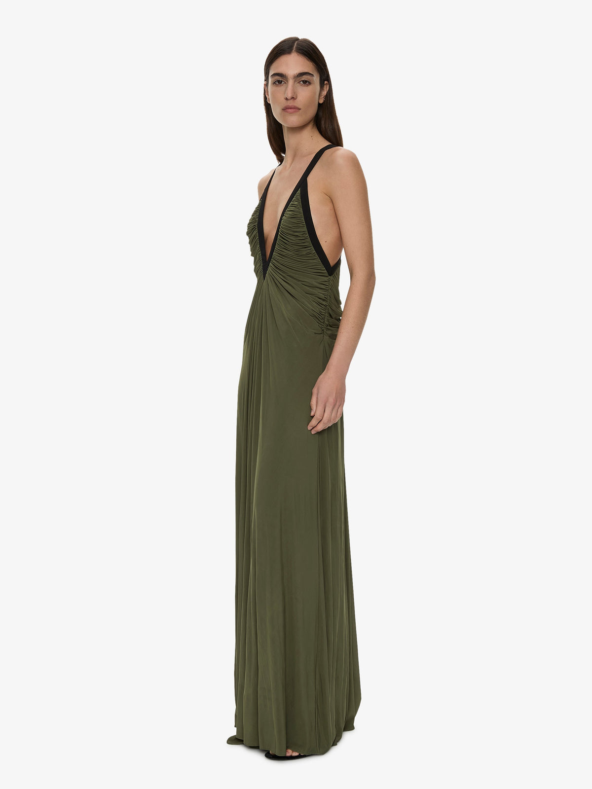 CHRISTOPHER ESBER Suspended Jersey Outline Dress (Black)