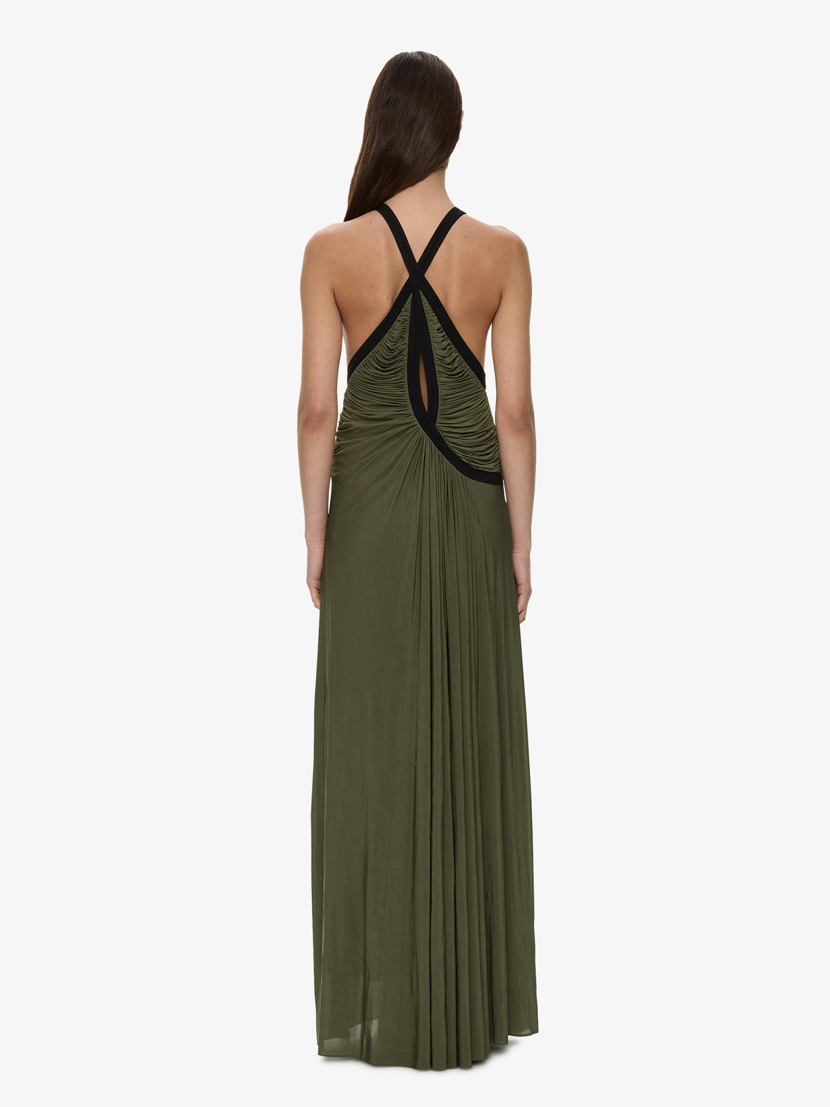CHRISTOPHER ESBER Suspended Jersey Outline Dress (Black)