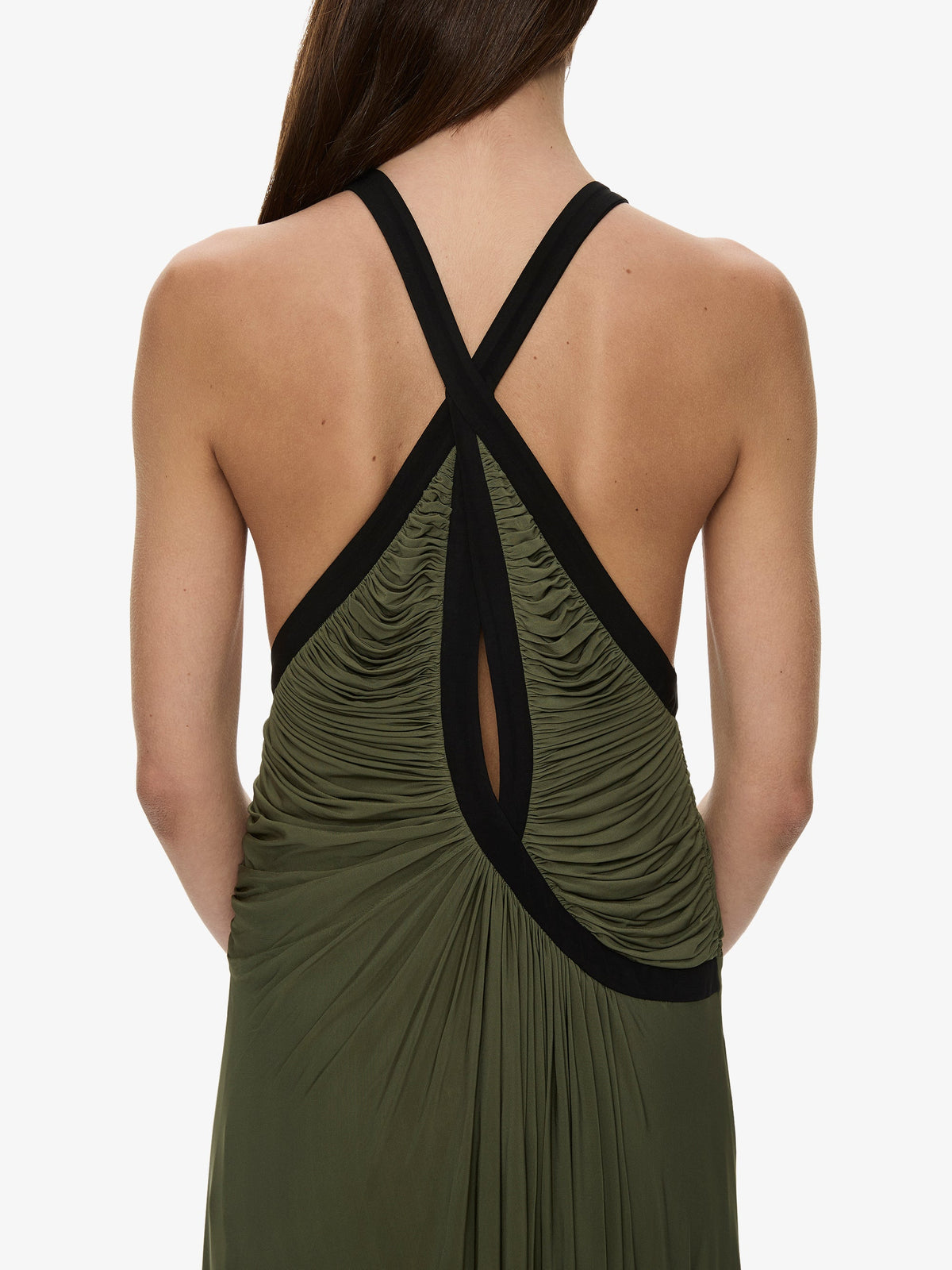 CHRISTOPHER ESBER Suspended Jersey Outline Dress (Black)