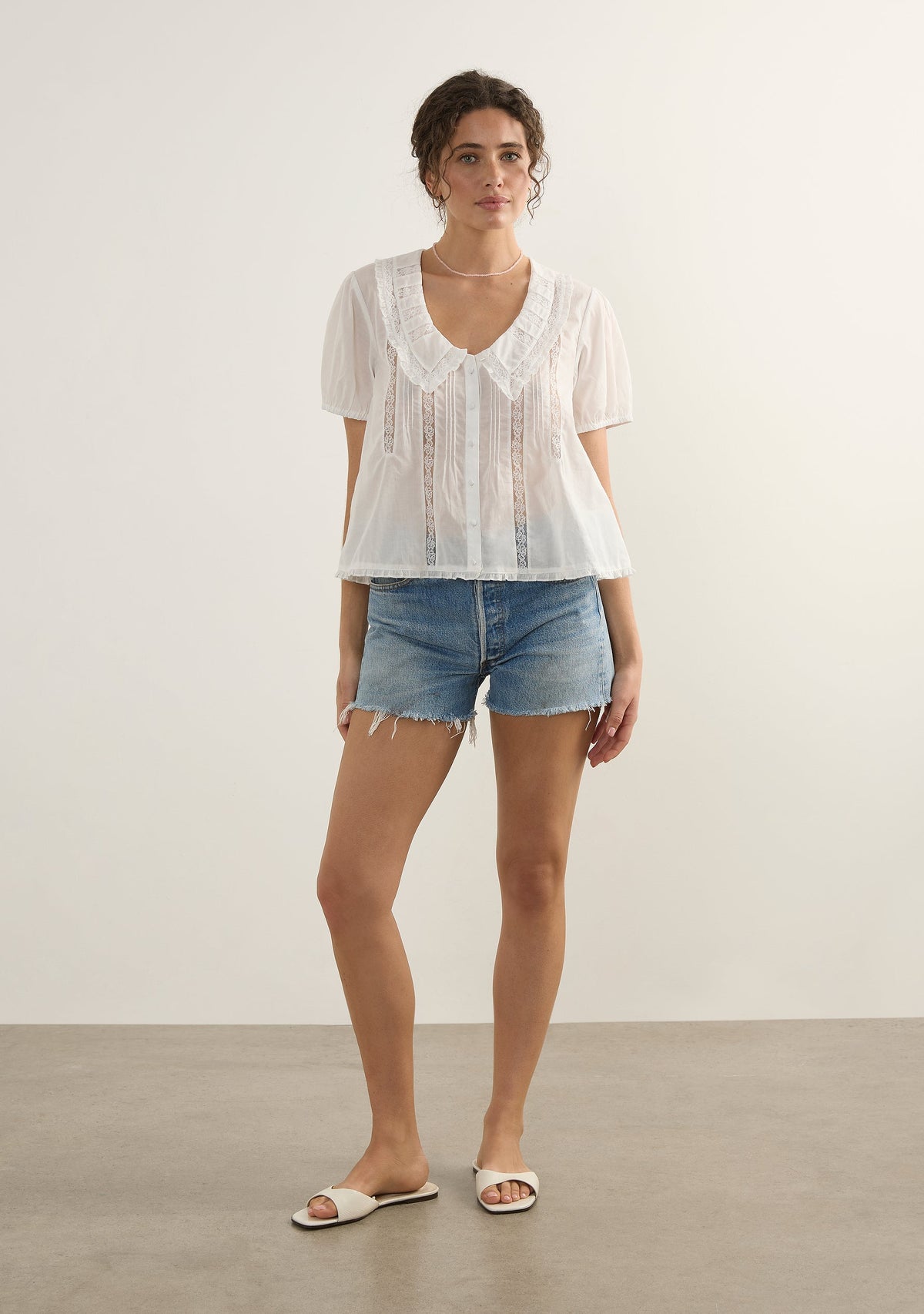 Image of Shirts. Productname: Auguste The Label Violette Blouse in Print colour by brand - Auguste The Label