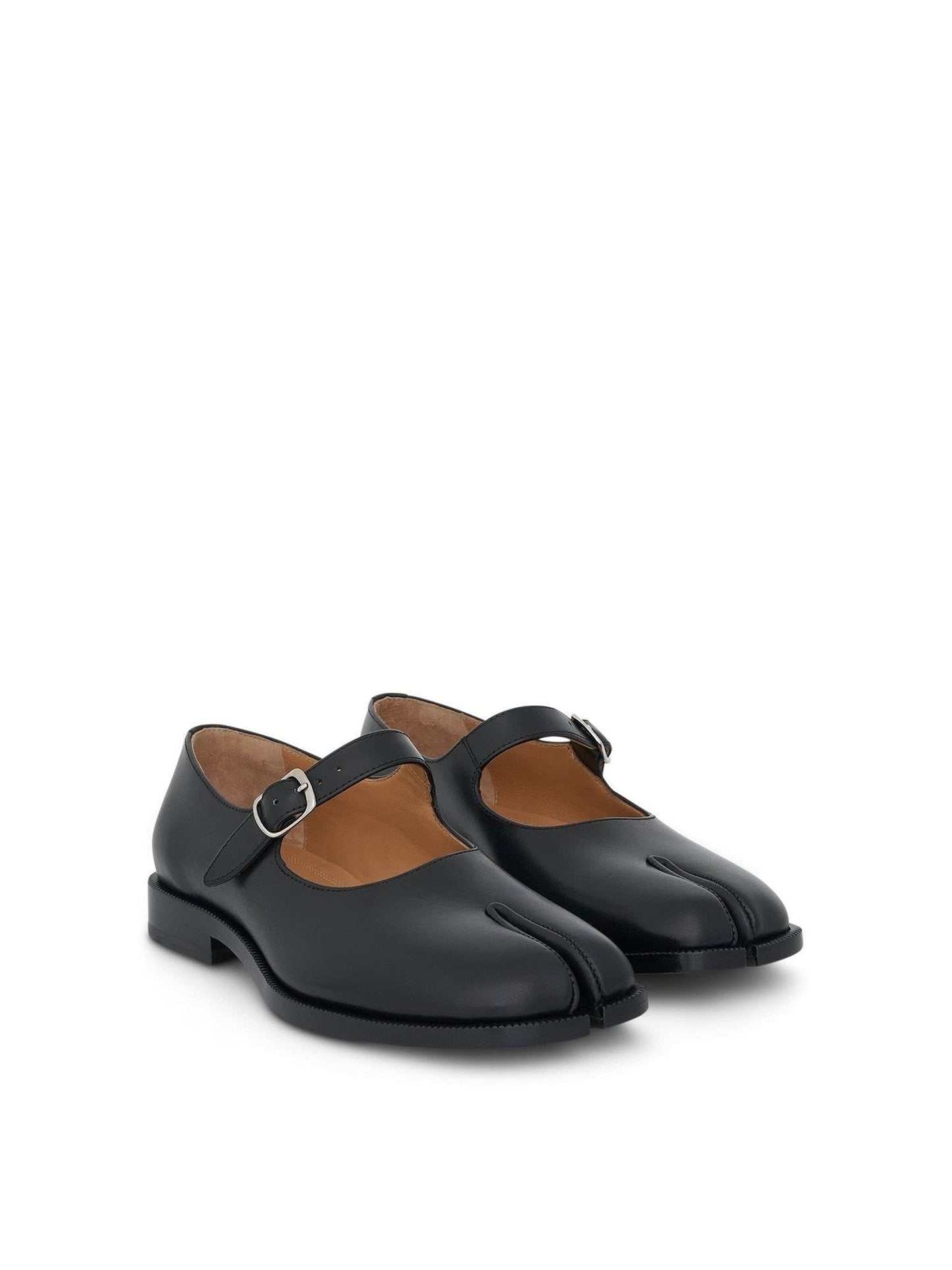 MAISON MARGIELA Tabi Mary Janes with Strap (Black)
