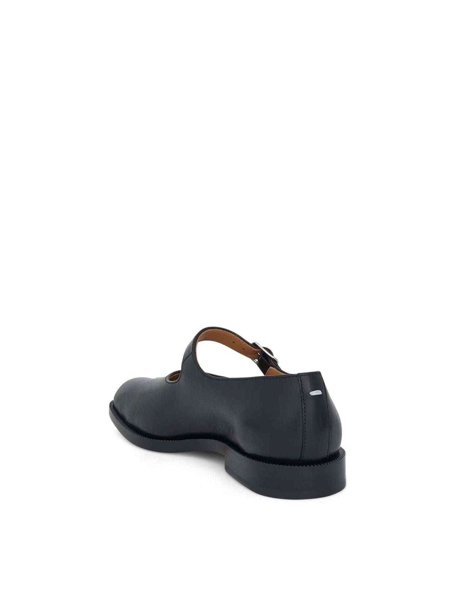MAISON MARGIELA Tabi Mary Janes with Strap (Black)