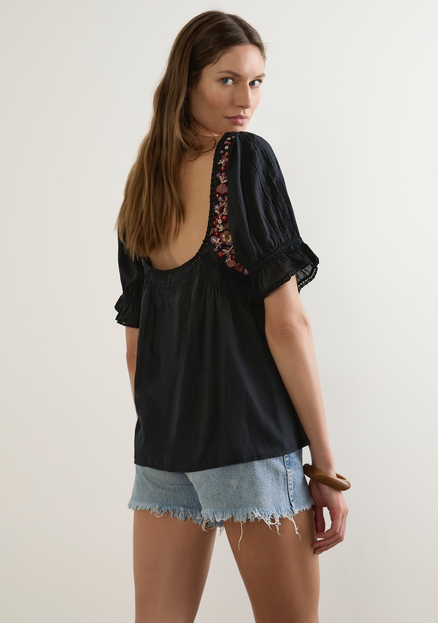 Auguste The Label Lana Blouse (Black)