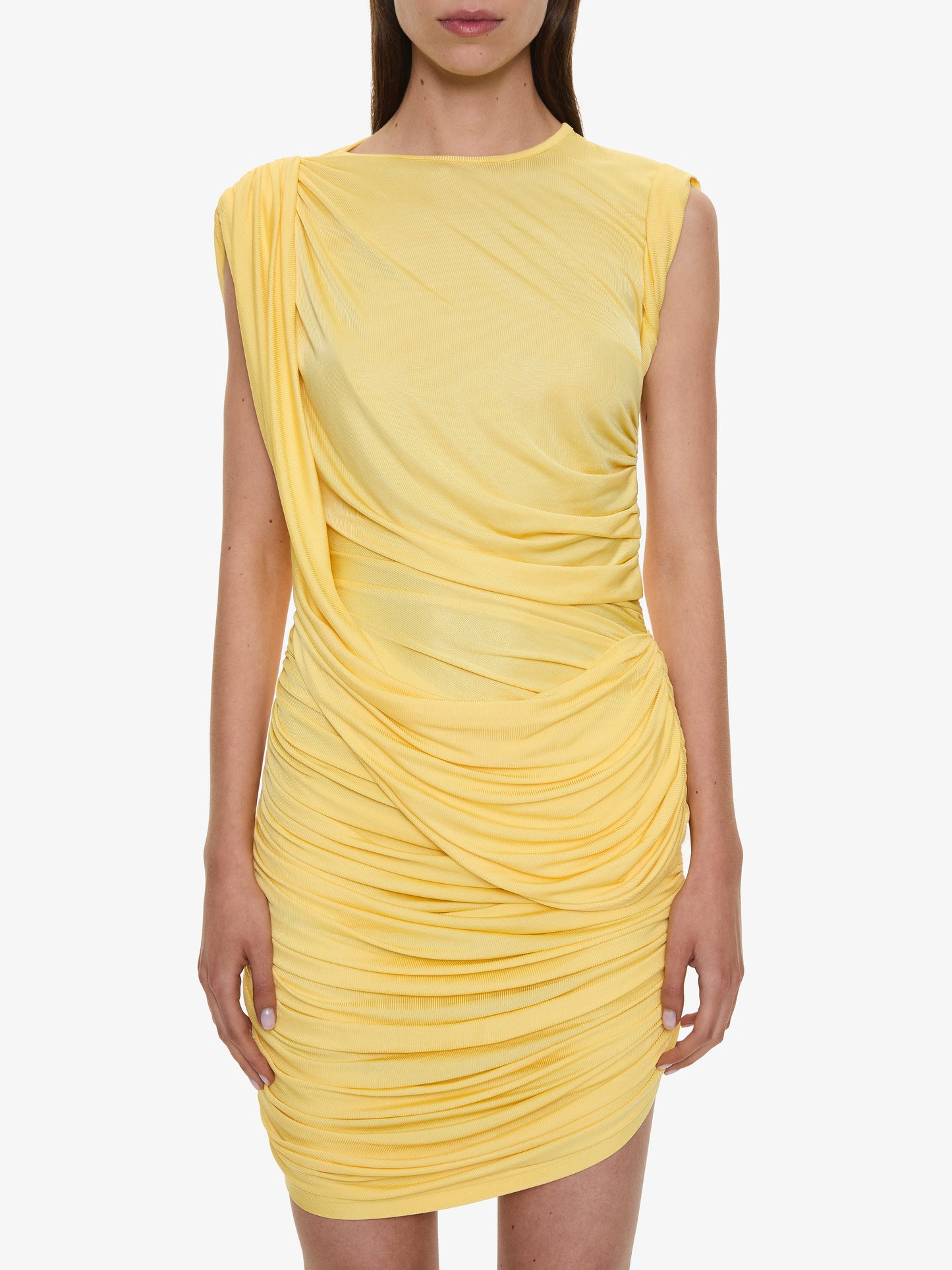 CHRISTOPHER ESBER Verve Twisted Tank Mini Dress (Soleil)