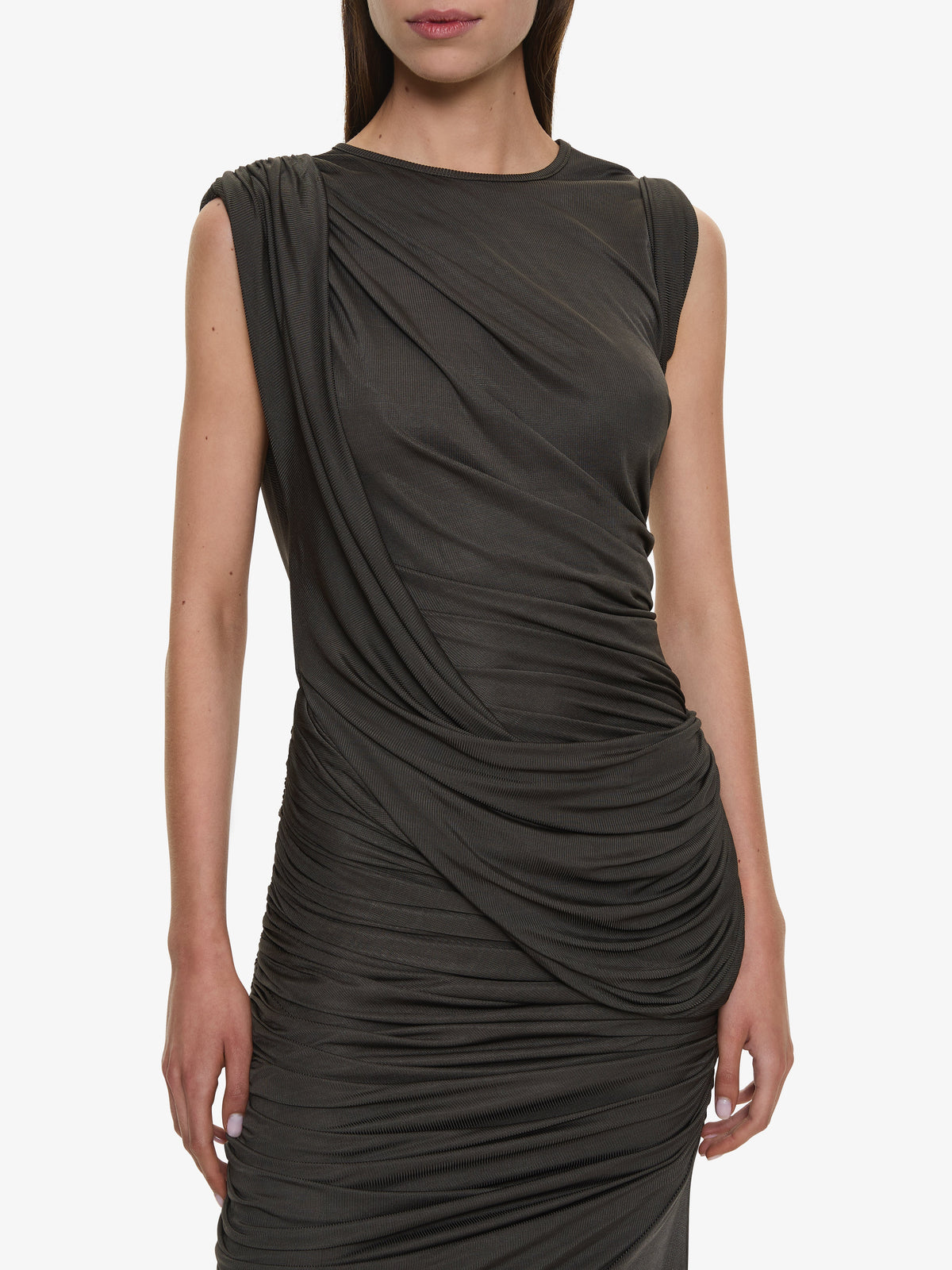 CHRISTOPHER ESBER Verve Twisted Dress (Husk)