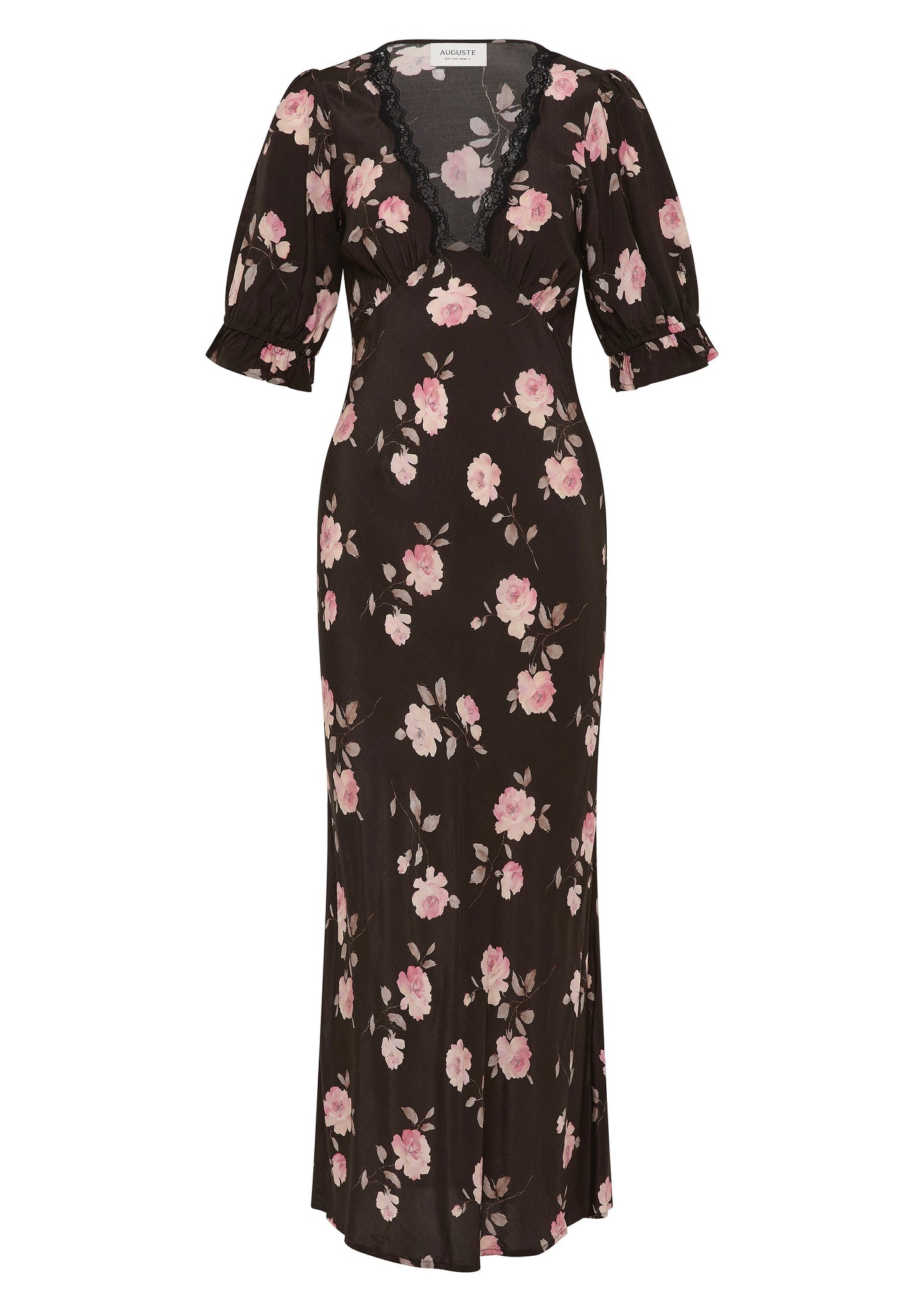 Auguste The Label Myles Midi Dress (Black)