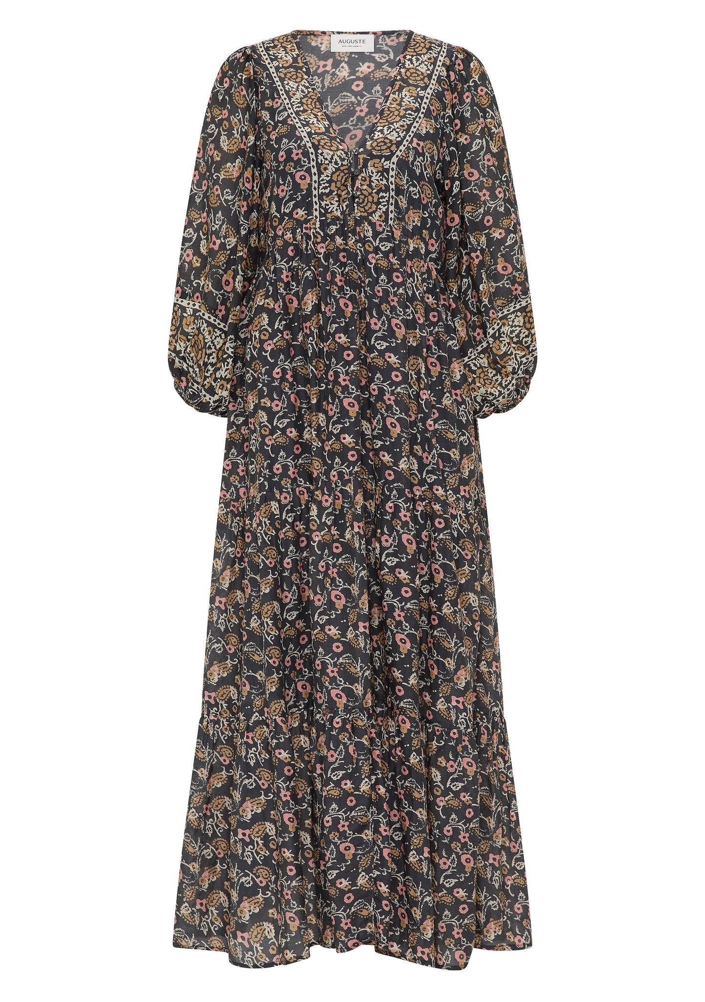 Auguste The Label Valley Maxi Dress (Black)