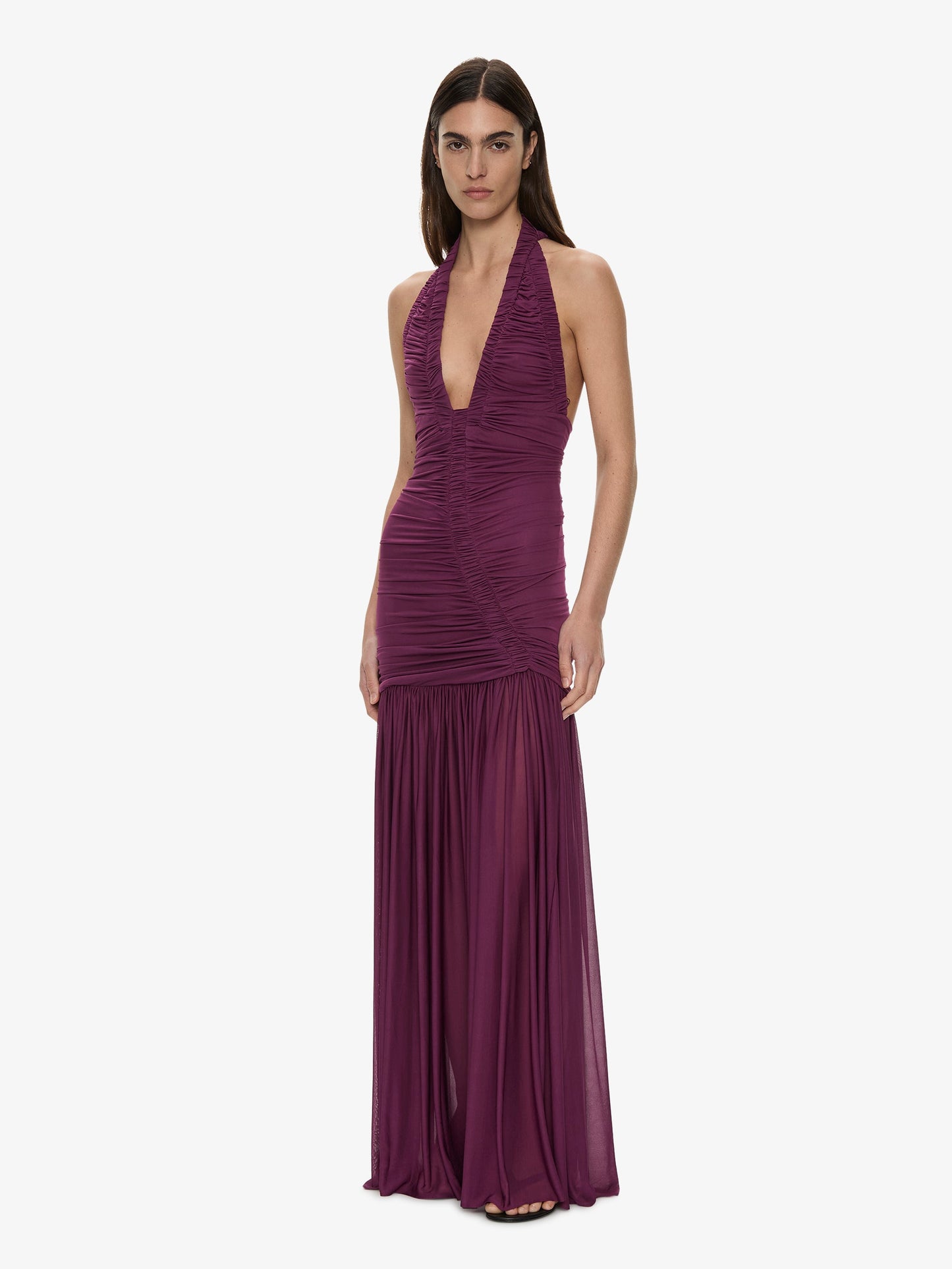 CHRISTOPHER ESBER Orion Gown (Plum)