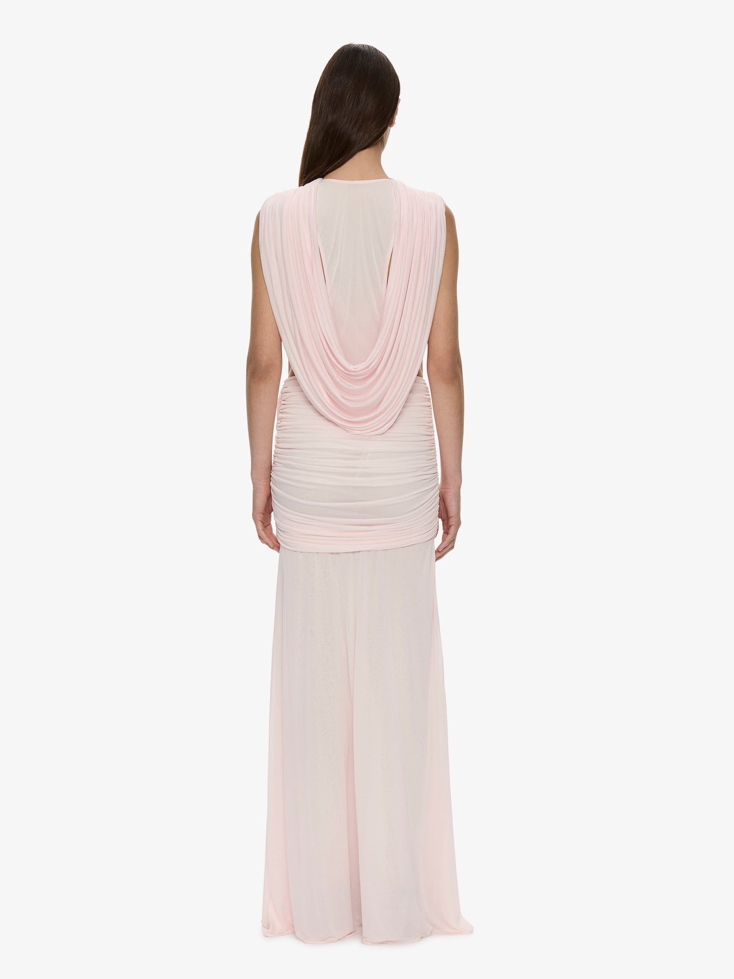 CHRISTOPHER ESBER Ripple Drape Gown (Pink)