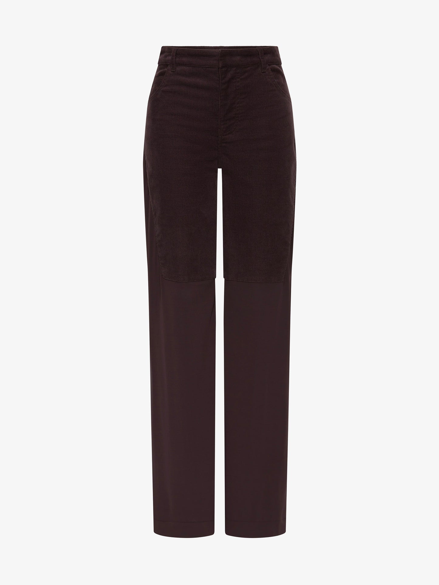 CHRISTOPHER ESBER Taped Corduroy Jersey Jean (Malbec)