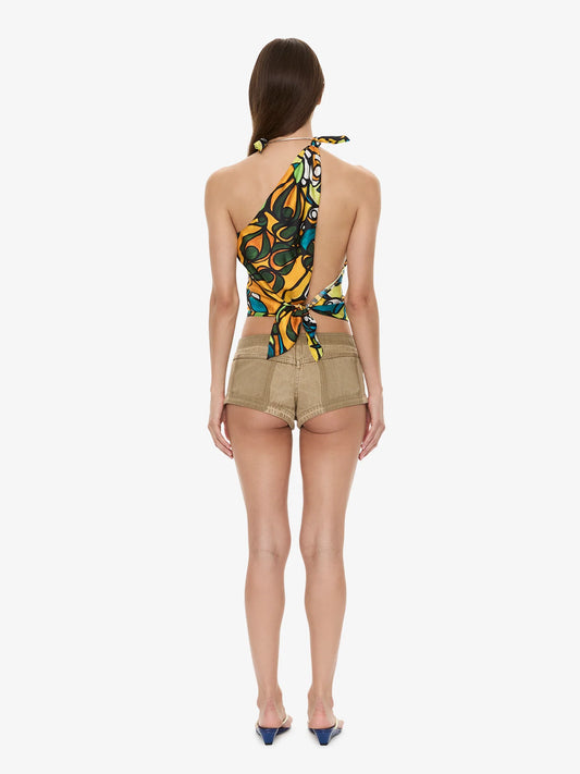 CHRISTOPHER ESBER Reconstruct Denim Micro Short (Eucalypt)