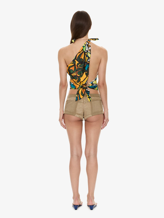 CHRISTOPHER ESBER Reconstruct Denim Micro Short (Eucalypt)