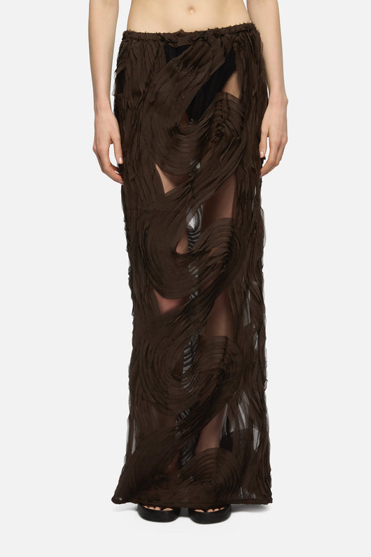 Blanca Studio Delmare Skirt (Brown)