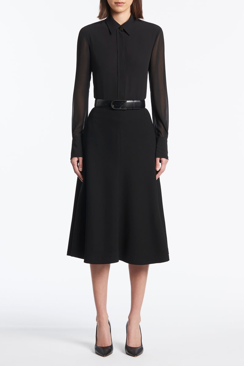 Carla Zampatti Cz Logo Covered Belt (Black)