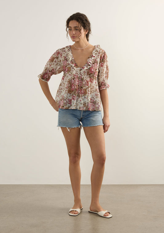 Image of Shirts. Productname: Auguste The Label Rafael Blouse in Print colour by brand - Auguste The Label