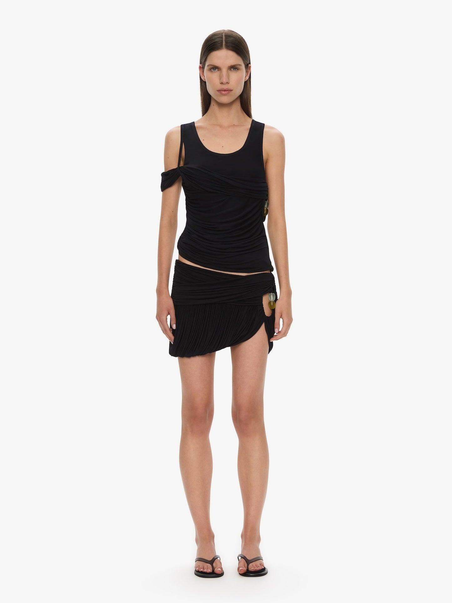 CHRISTOPHER ESBER Beach Glass Bubble Mini Skirt (Ink)