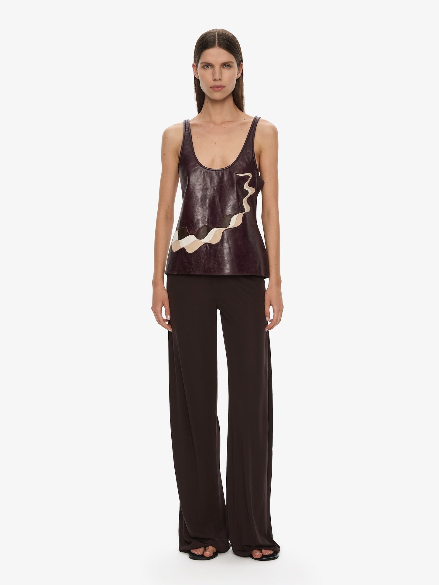 CHRISTOPHER ESBER Fragment Leather Tank (Multi)