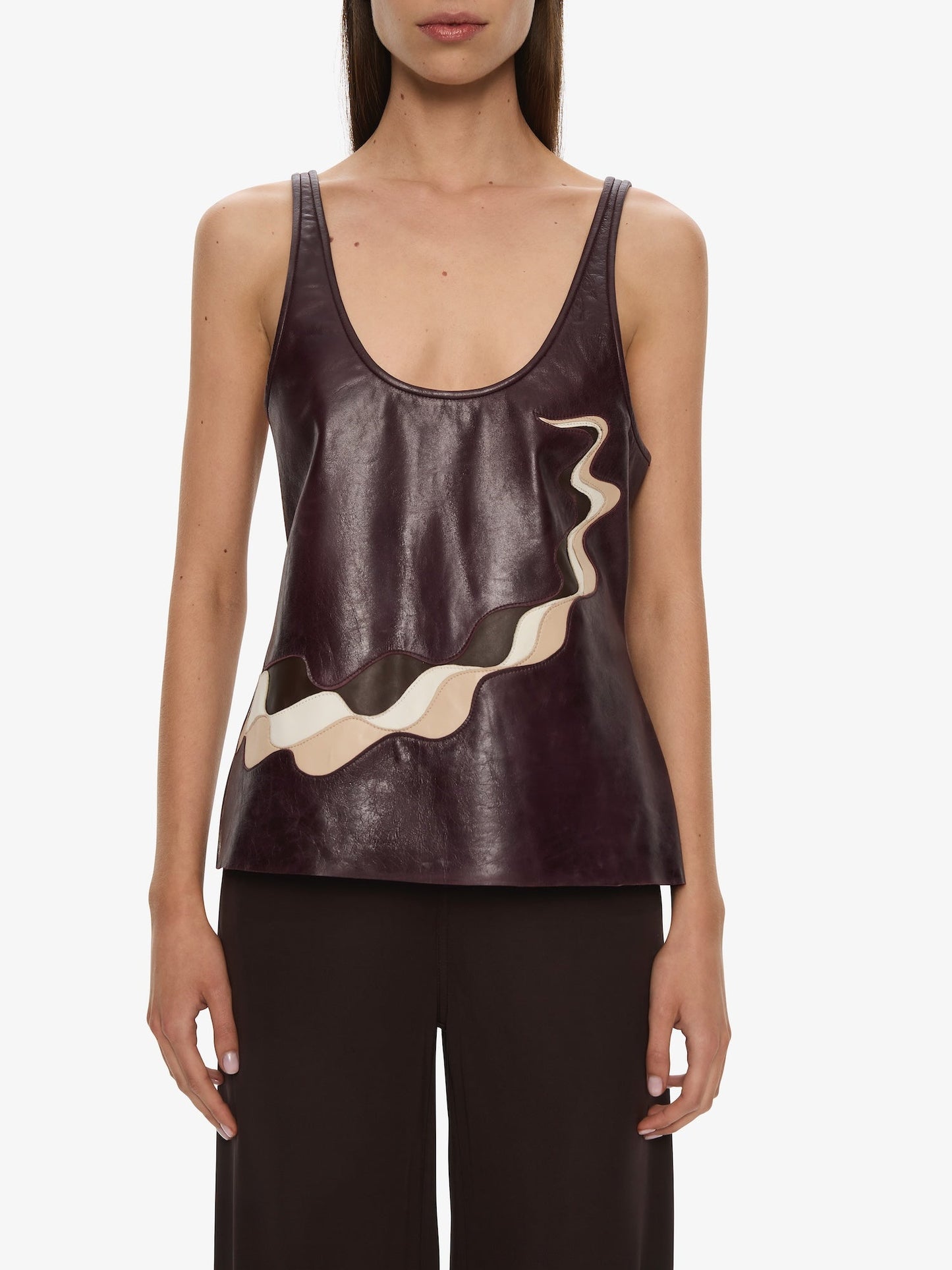 CHRISTOPHER ESBER Fragment Leather Tank (Multi)