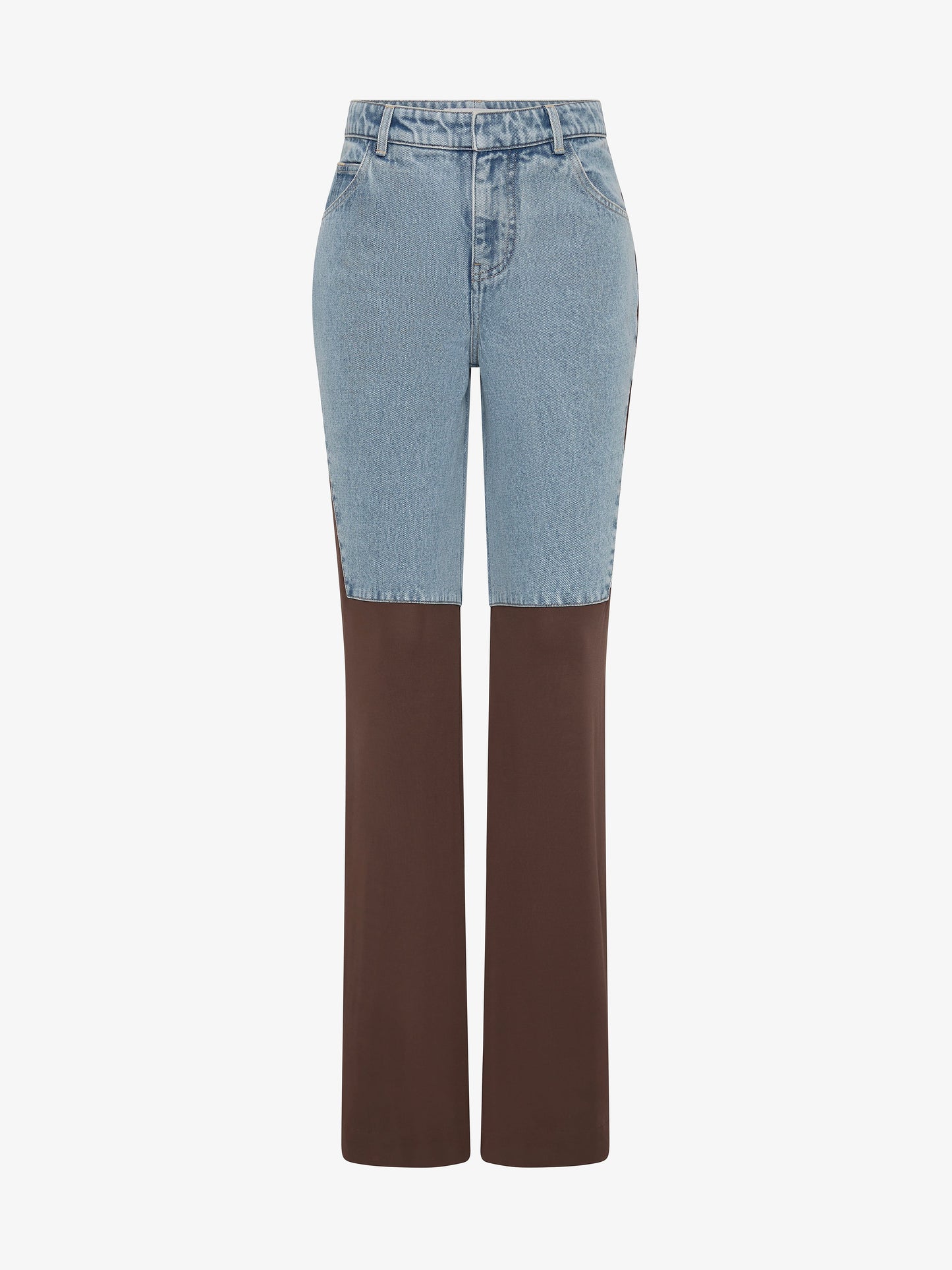 CHRISTOPHER ESBER Taped Denim Jersey Jean (Java)